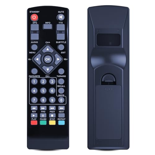 TCNOUMT Neue Ersatzfernbedienung Kompatibel mit TechniSat HD-S 261 DVB-S2 HD-S221 S210/ HD-S222 kompakter digital HD Satelliten Receiver 2534810000100