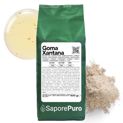 Saporepuro Goma Xantana en polvo 500 gr - espesante natural