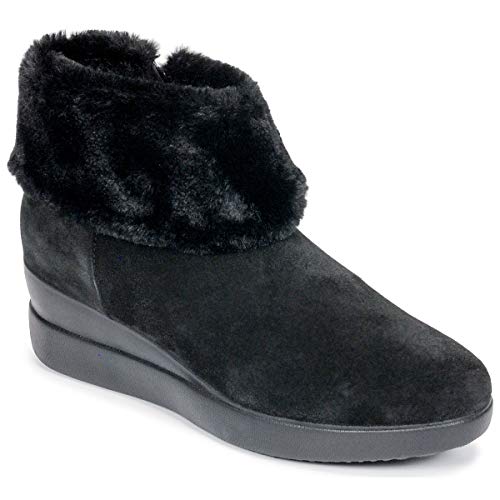 Geox D Stardust C, Botines para Mujer, Negro (Black C9999), 38 EU