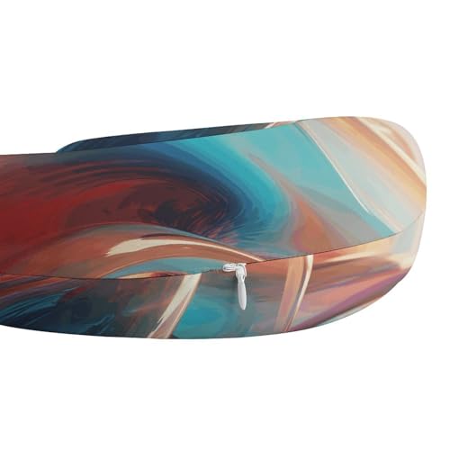 Almohada de viaje espuma viscoelástica 30 cm U miniatura 4