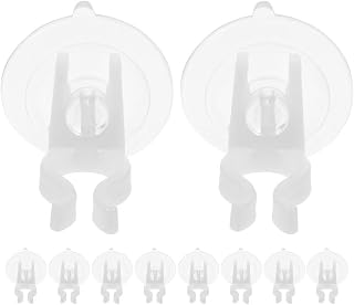 STOBAZA 10pcs Suction Cup Candle Holder for Windows Suction Cup Candle Clips Holders Holders Wall Hooks
