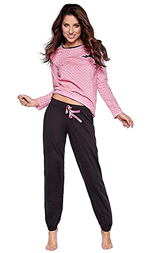 Pyjama femme corsaire Moonline en coton de qualité supérieure pour un confort total