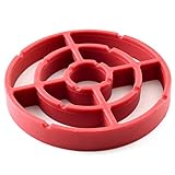Norpro 392 Round Silicone Roast Rack, Red, 7'