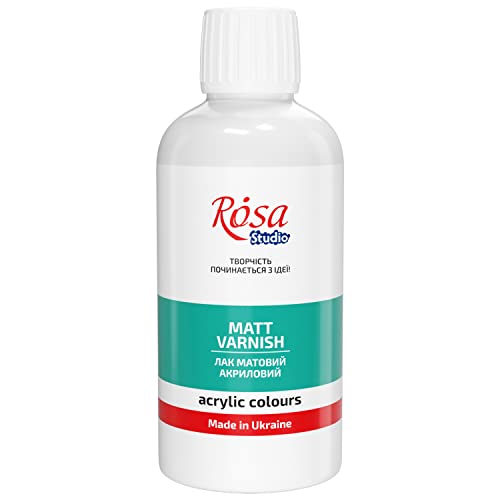 Vernis Mat Incolore 7 Artists Vernis Pour Peinture Acrylique 250 ml | Vernis Transparent Peinture | Vernis Tableau Acrylique | Vernis Bois Incolore Mat | Vernis Protection Peinture | Matt Varnish Cover