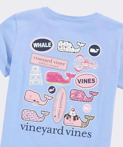 vineyard vines Girls' Whale Stickers Short-Sleeve Pocket Tee3