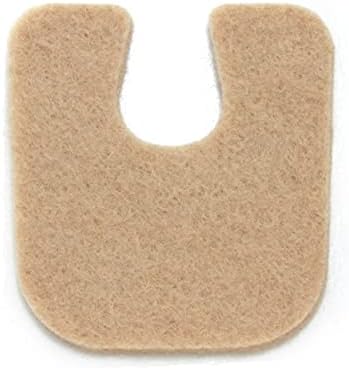 Felt U Shaped Callus Pad Foot Cushions, 1/8, 100 Pack by Atlas Biomechanics