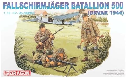 Dragon 1:35 '39-'45 Series Fallschirmjager Batallion 500 Drvar 1944 #6145 image 2