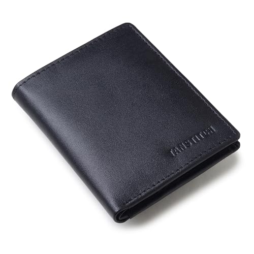 Image of TANSTITCH Slim Leather Wallet || Compact, Minimalist & Thin Wallet || RFID Protected || Front Pocket Carry
