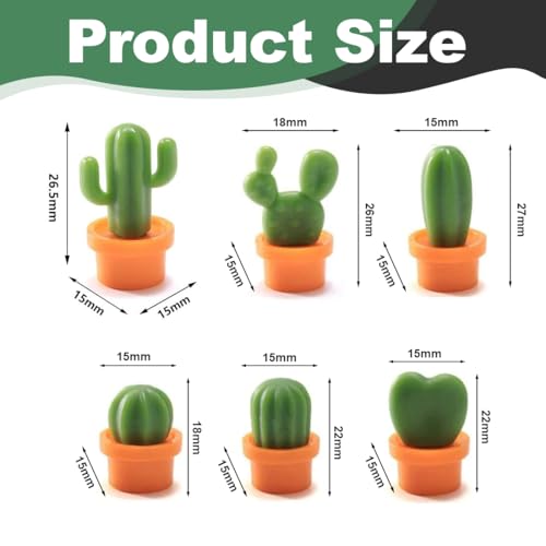 12 imanes decorativos para refrigerador miniatura 2