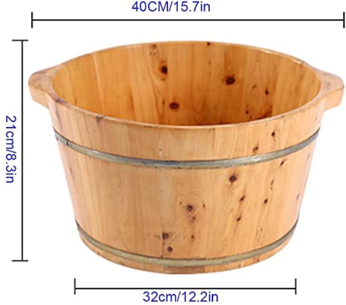 Bañera de madera natural para pies color B miniatura 3