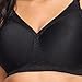 Glamorise Full Figure Plus Size MagicLift Seamless T-Shirt Bra Wirefree #1080 Black