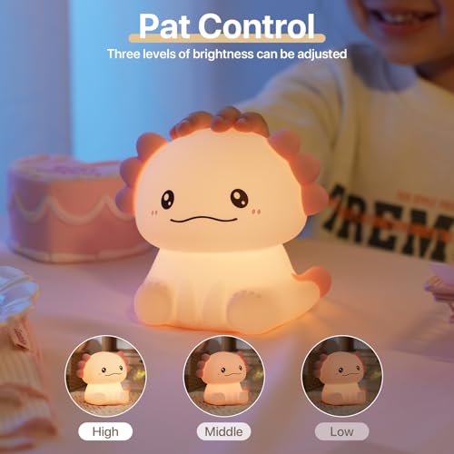 Veilleuse salamandre jolie lampe de chevet LED pour chambre d'enfant