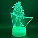Produktbild Nachtlicht Neuheit Lichter Spiel Overwatch Shimada Genji Figur Wohnkultur Helle Basis Kind Geschenk 3d Led Nacht Licht Lampe für Kinder schlafzimmer