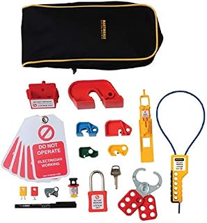 Martindale LOKKITPRO Ultimate Lock Out Kit, Red/Green/Blue/Yellow/Black