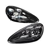 2pc LED Front Lights Compatible For Porsche Cayenne Led Headlights 2011-2018 Car Upgrade 2021 Styling Full Led Headlamp Accessories(2015-2018,With AFS)