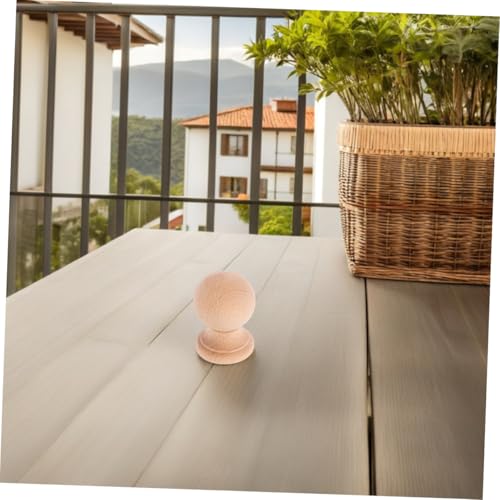 Remates de madera maciza PRETYZOOM resistentes al desgaste de 10x8 cm 6