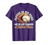Baseball Catcher Mama Best Mom Ever Baseball Lover T-Shirt