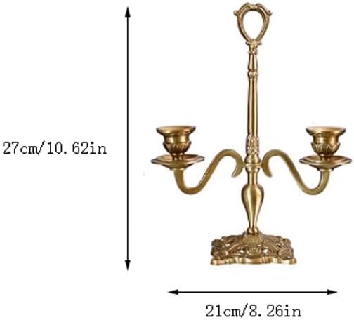 Vintage Candelabra Vintage Double Ended Candle Holder Home Brass Candle Holder Home Decor Candle Holder for Wedding Party Catering Candle Stand