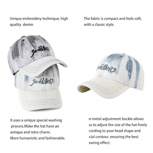 Image of Baseball Cap for Women Men - Adjustable Size Hat | Sun Protection,Colourfast,Moisture Wicking,Ponytail Hole,Wrinkle Free