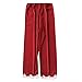 Produktbild WooCo Frauen Schlafanzughosen Bequeme Entspannte Dessous Hosen Damen Pyjamas Hosen Nachtwäsche Unterwäsche(Rot,EU:XXL/CN:XXXL)