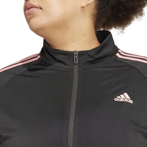 Image of adidas Women's Essentials Warm-Up Slim 3-Stripes Track Jacket
