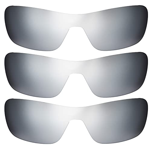 Verres Oakleys Turbine Rotor Titane Polarisé de rechange 3 paires en Taille Unique