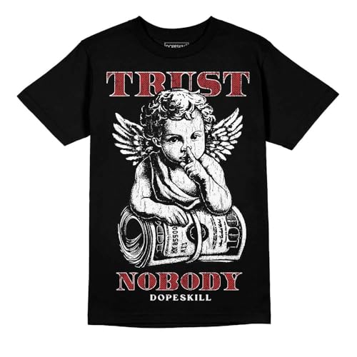 Image of DopeSkill Graphic Tee Streetwear Hip Hop Hypebeast Street Style Crew Neck Unisex T-Shirt Sneaker Colour Matching Shirts Angel