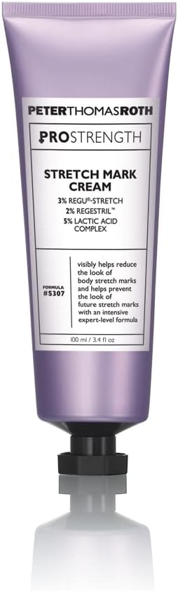 Peter Thomas Roth | PRO Strength Stretch Mark Cream, Treatment For Body Stretch Marks, Uneven Tone and Texture, Moisturizing Stretch Mark Cream