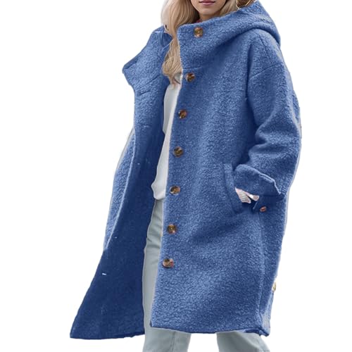 Girls Long Breasted Trench Jacket Lapel Open Front Long Cardigan Coat Faux Warm Winter Outwear Jackets Women Plaid