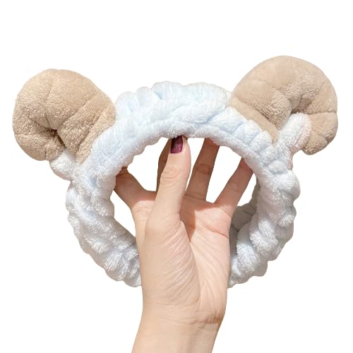 Elastic Women's Lovely Hair Band Wash Face Spa Headband-Washable Facial Band Makeup Wrap Headbands Fits All Head Sizes-image-44