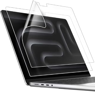 JETech Ochraniacz Ekranu do MacBook Pro 14,2 Cala (M3 / M3 Pro / M3 Max / M2 Pro / M2 Max / M1 Pro / M1 Max, 2021-2023), Przeciwodblaskowa Film, Ochrona Przed Odciskami Palców, 2 Sztuki