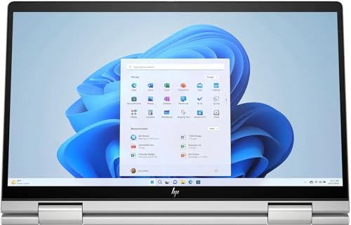Image of HP 2024 Laptop | Envy x360 2-in-1 | 14 inch 1920 x 1080 Touch IPS | Intel-10 Core 5 120U | 8GB DDR4 | 512GB SSD | Windows 11 Home | Wi-Fi 6E - BT 5.3 - Backlit KB - 5MP Camera - Natural Silver