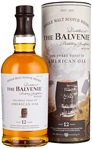The Balvenie 12 Jahre The Sweet Toast of American Oak Single Malt Scotch Whisky, 70cl