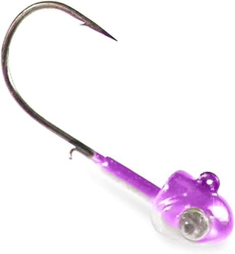 Kalin's Google Eye Swimbait Jig (2 Pack) 1/8 oz Purple Ghost