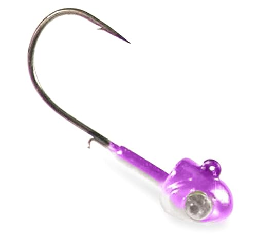 Kalin's Google Eye Swimbait Jig (2 Pack) 1/8 Oz Purple Ghost #TOP1