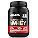 Optimum Nutrition ON Gold Standard Whey Protein Pulver, Eiweißpulver Muskelaufbau mit Glutamin und Aminosäuren, natürlich enthaltene BCAA, Cookies & Cream, 28 Portionen, 896g