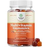 Multivitamin Gummies for Women & Men with the Perfect Blend of Vitamin A C D E B 12 & Zinc Biotin -