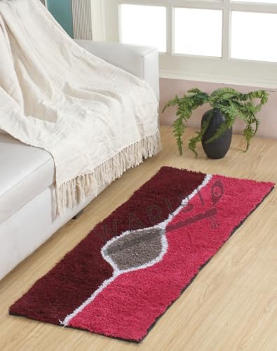 Image of Cotton Kitchen Doormat| Floor Mat | Door Mat| Anti-Slip, Soft,Washable, Printed, Designer, for Floor, Kitchen, Room Offices (120L X 40W & 60L X 40W Centimetre), Rectangular (Design-8)