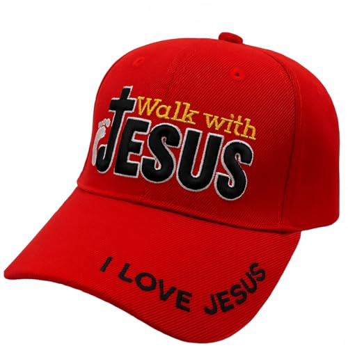 Image of Black Duck Brand Embroidered Walk with Jesus Adjustable Baseball Cap - Multiple Colors Available