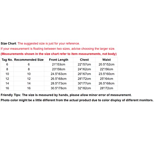 Oyolan Kids Girls Shiny Sequins Cheer Leader Uniform Outfit Sleeveless Zipper Back Cheerleading Dance Dress Red 6 Years #TOP4