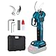 HIUYRFS Akku Astschere Professionelle, 40MM Gartenschere, 800W Bürstenloser Motor Baumschere, Elektrische Gartenschere mit LED-Schnittzählerm Kompatibel mit Makita 18V Akkus（Ohne Akku）
