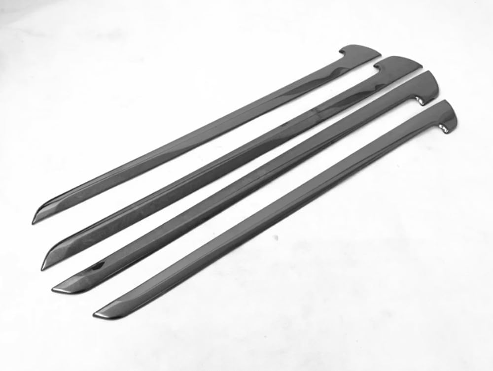 Isolay Car Interior Door Panel Trim ABS Black Steel Door Interior Decorative Strip Trim Sticker Interior Decoration Accessories fit for Honda CRV CR-V 2017 2018 2019 2020 2021（4 PCS）