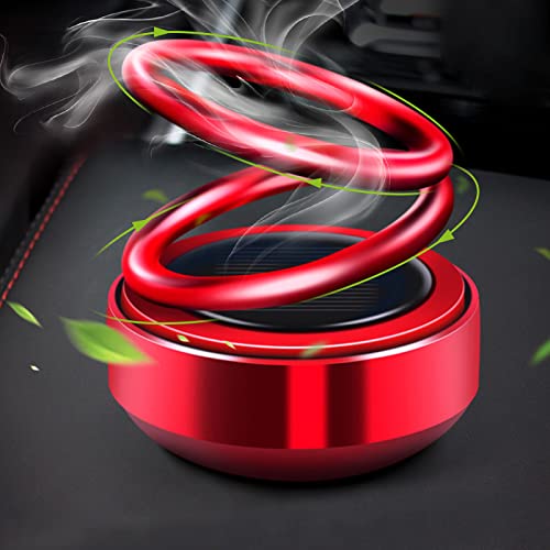 Buy Solar Powered Rotating Red Solar Perfume Car Air