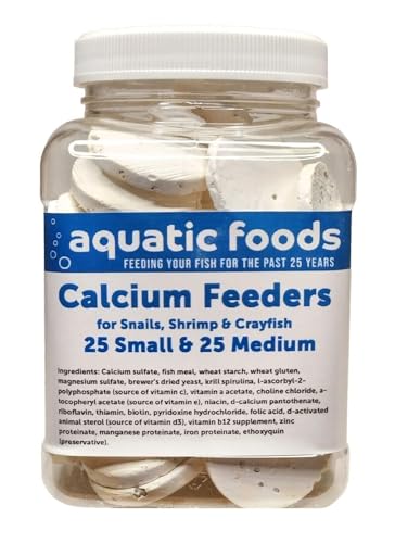 Aquatic Foods Calcium Enriched Sinking Food Disks 50 pcs