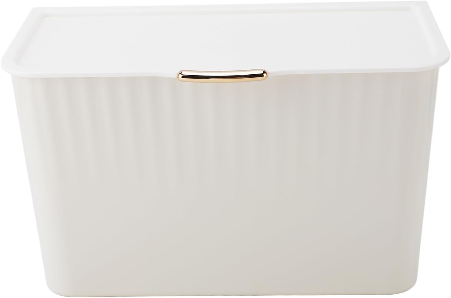 CCYLEZ Dirty Clothes Basket, Compact 4L Plastic Wall Mounted Laundry Basket Space Saving for Bathroom (White)