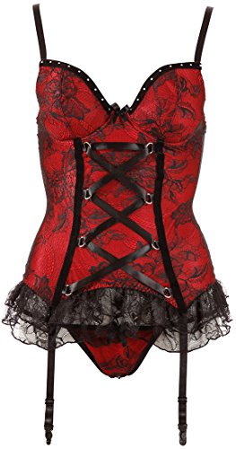 Sous-vêtement rose Cottelli Collection ensemble jarretelles taille 80B taille M