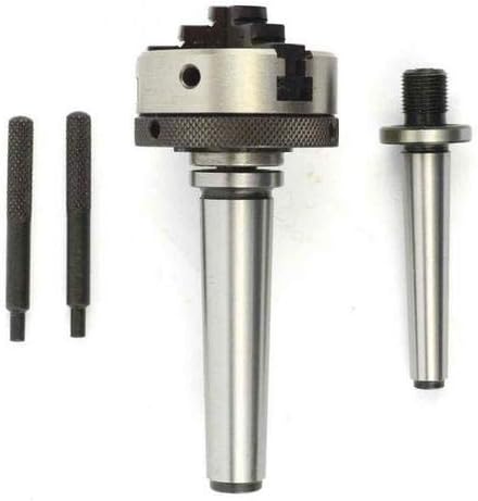 Big Horn 19199 Mini lathe Chuck 2 Inch Diameter with MT-1 and MT-2 Shank