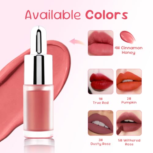 Thireefleur Bean Paste Color Lip Gloss, Cinnamon Peach — view 5
