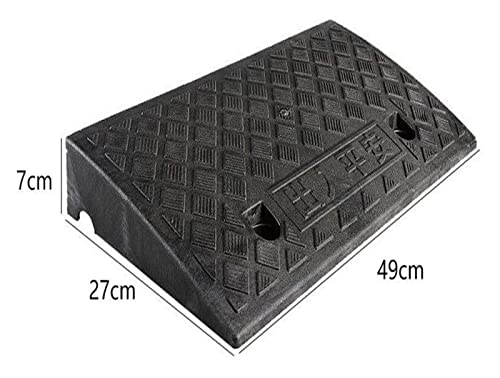 Rampas de plástico para silla de ruedas de 7 cm de alto, color Dolphin Waves, tamaño 49 x 27 x 7 cm miniatura 2