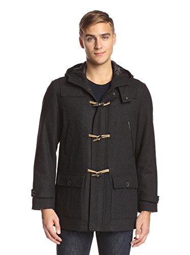 Image of Nautica Men's Wool Blend Peacoat - Double-Breasted Winter Coat, Regular, Big & Tall Sizes